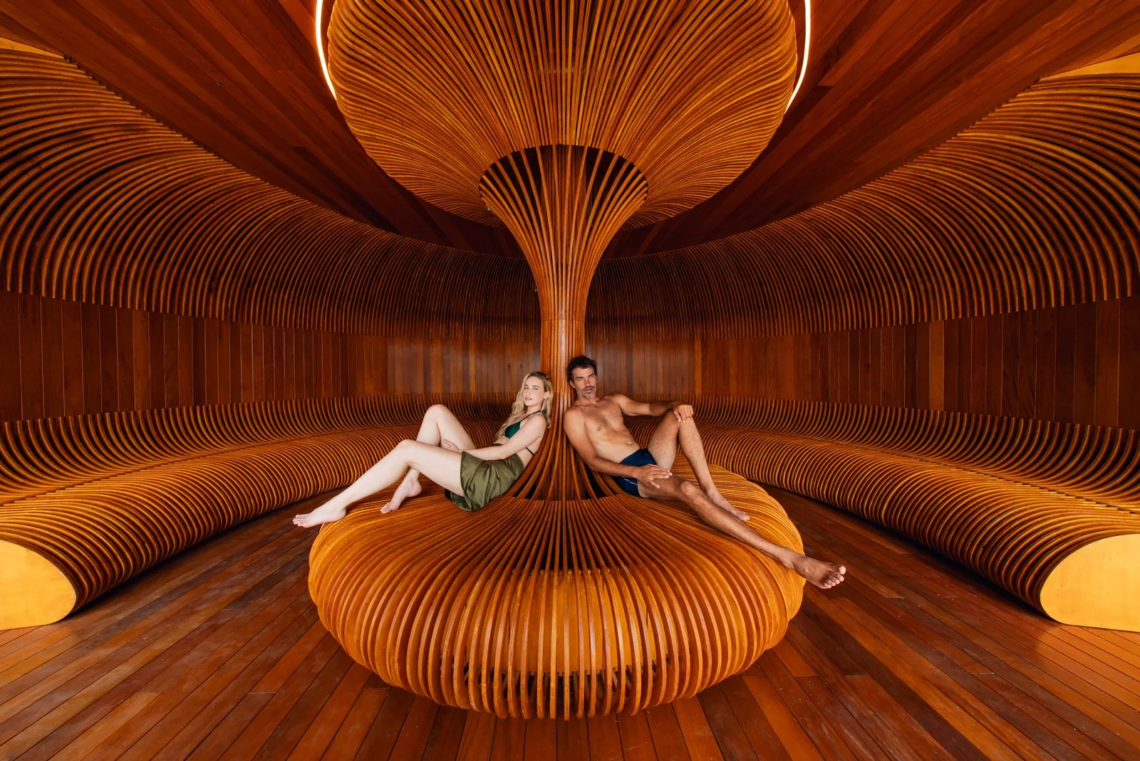 Hóspedes relaxando no Porto 2 Life
